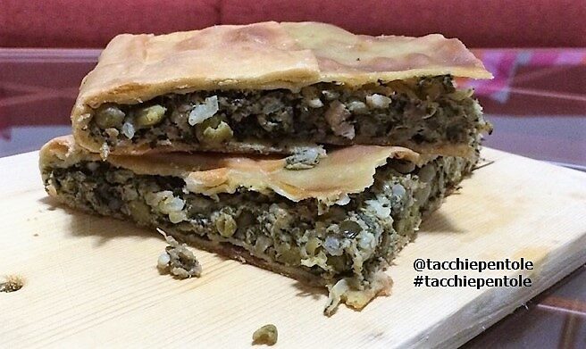Torta di verdure verdi
