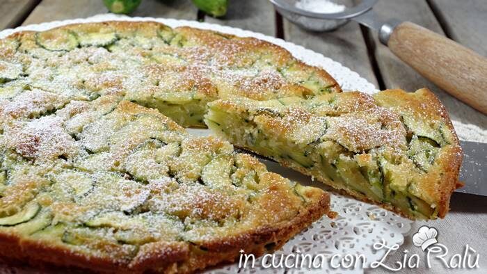 Torta dolce di zucchine – la scarpaccia di viareggio