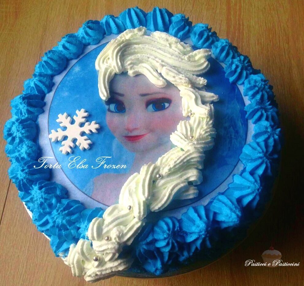 Torta elsa frozen