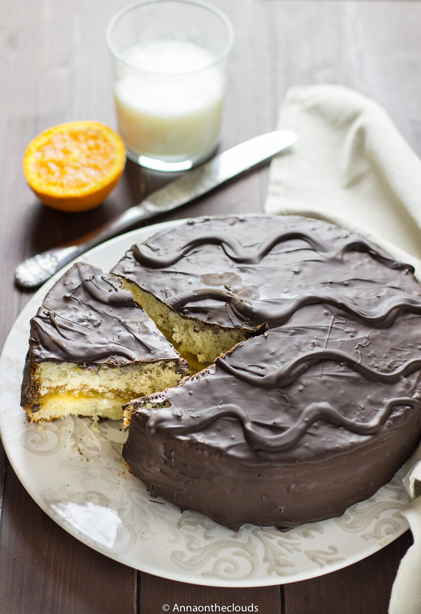 Torta Fiesta Ricetta: arancia e cioccolato