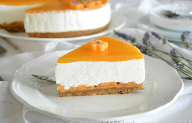 Torta fredda allo yogurt e melone