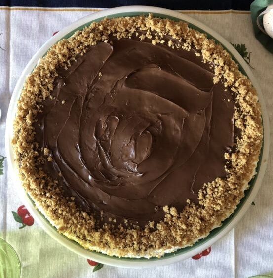 Torta fredda yogurt e nutella