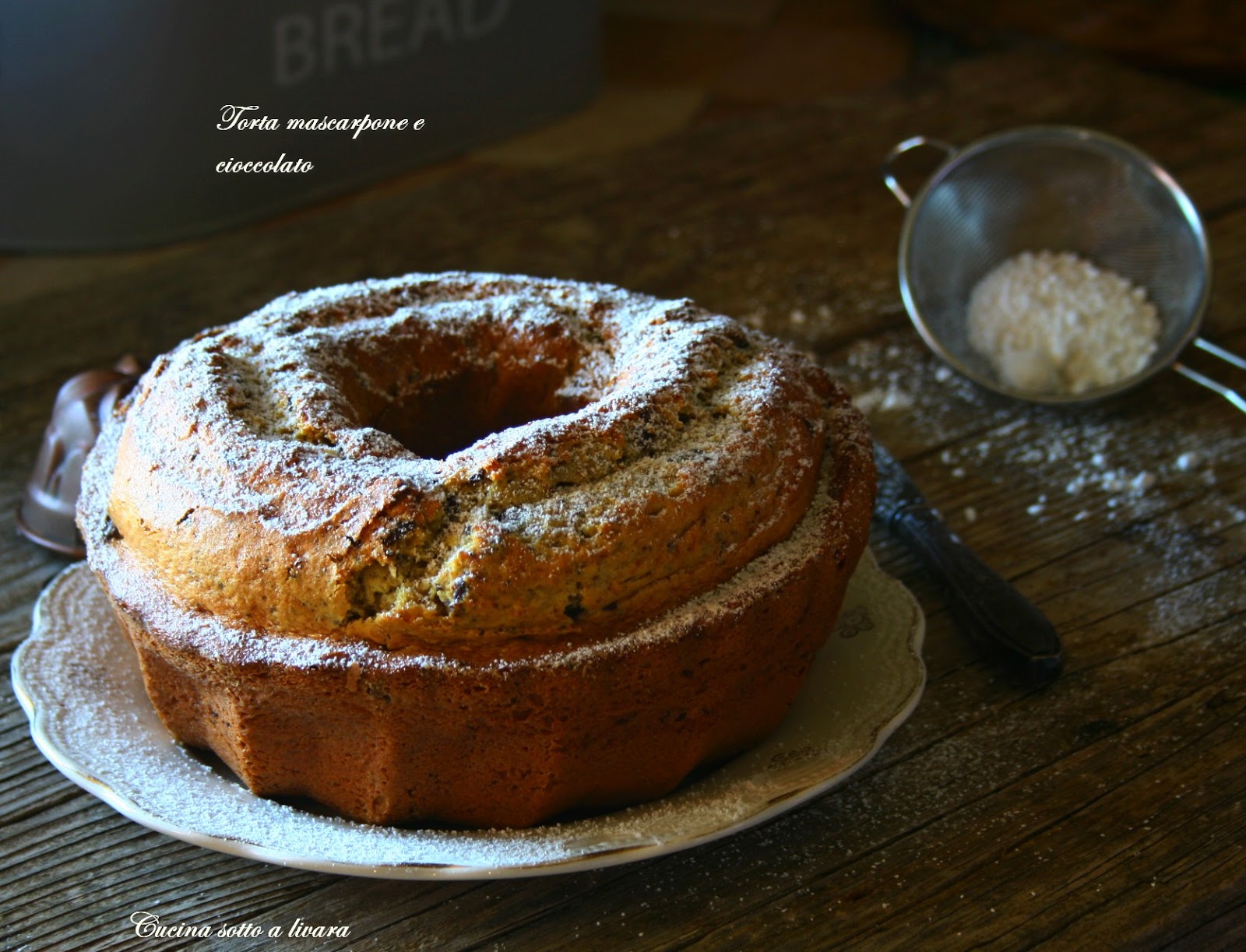 Torta mascarpone e cioccolato fondente