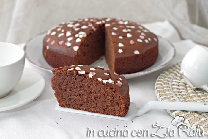 Torta ricotta e nesquik all’olio