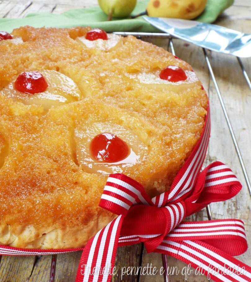 Torta rovesciata alle pere