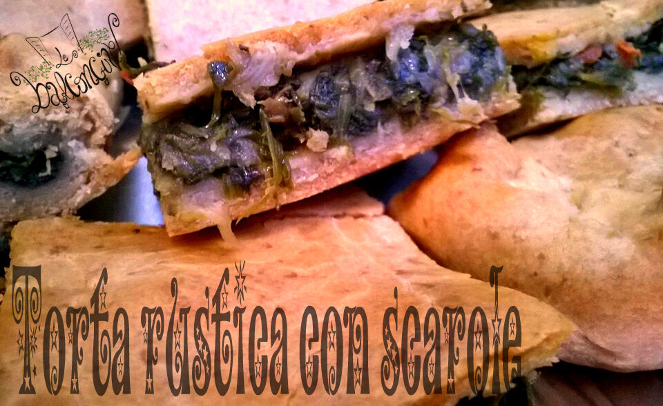Torta rustica con scarole
