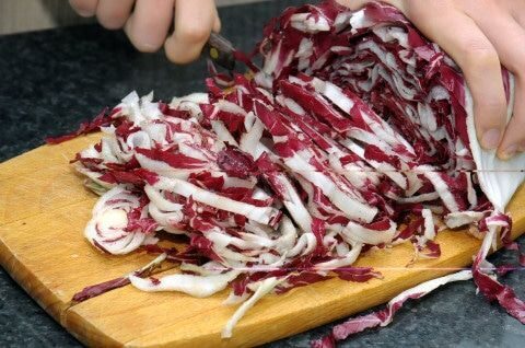 Torta salata al radicchio trevigiano
