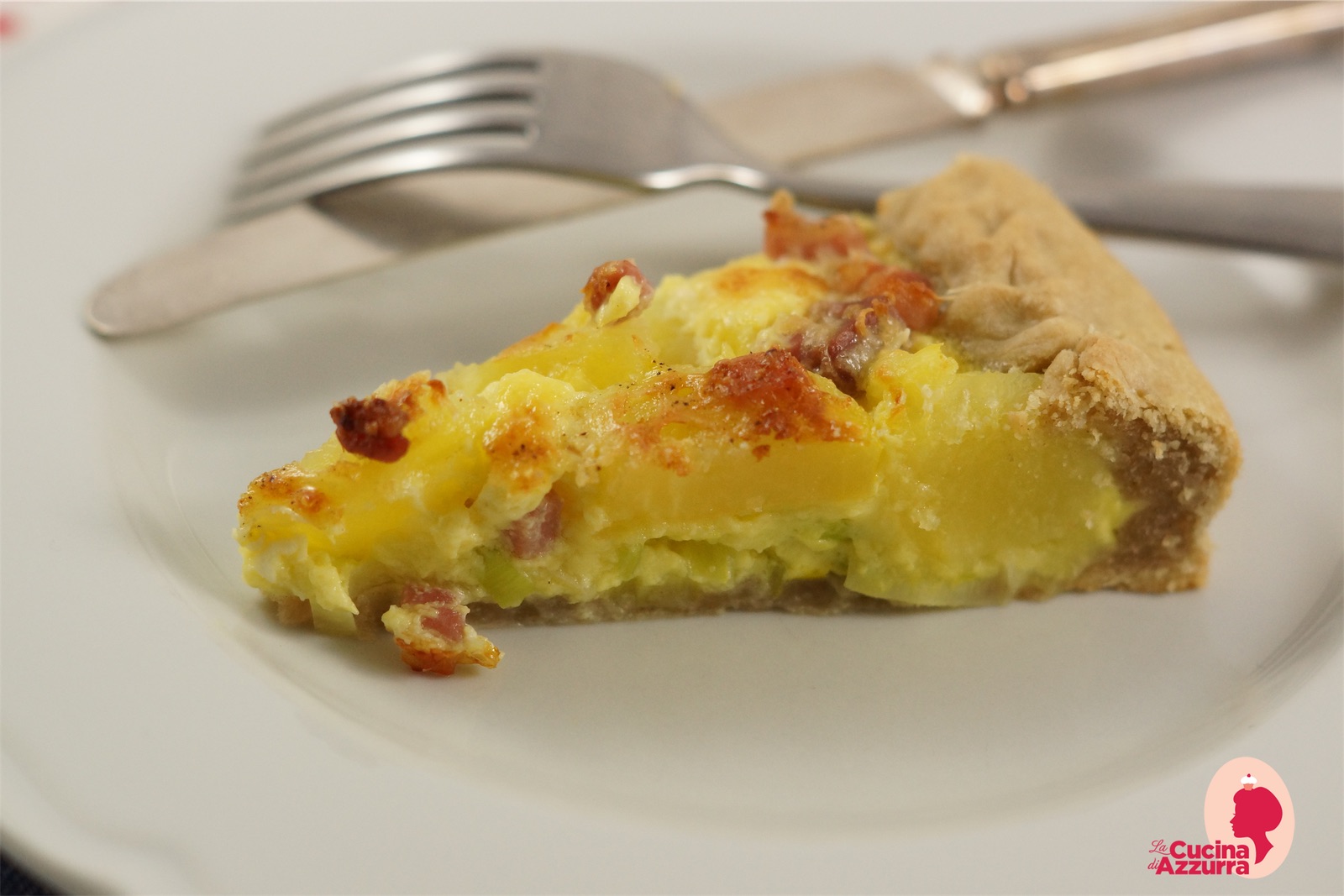 Torta salata con patate e…