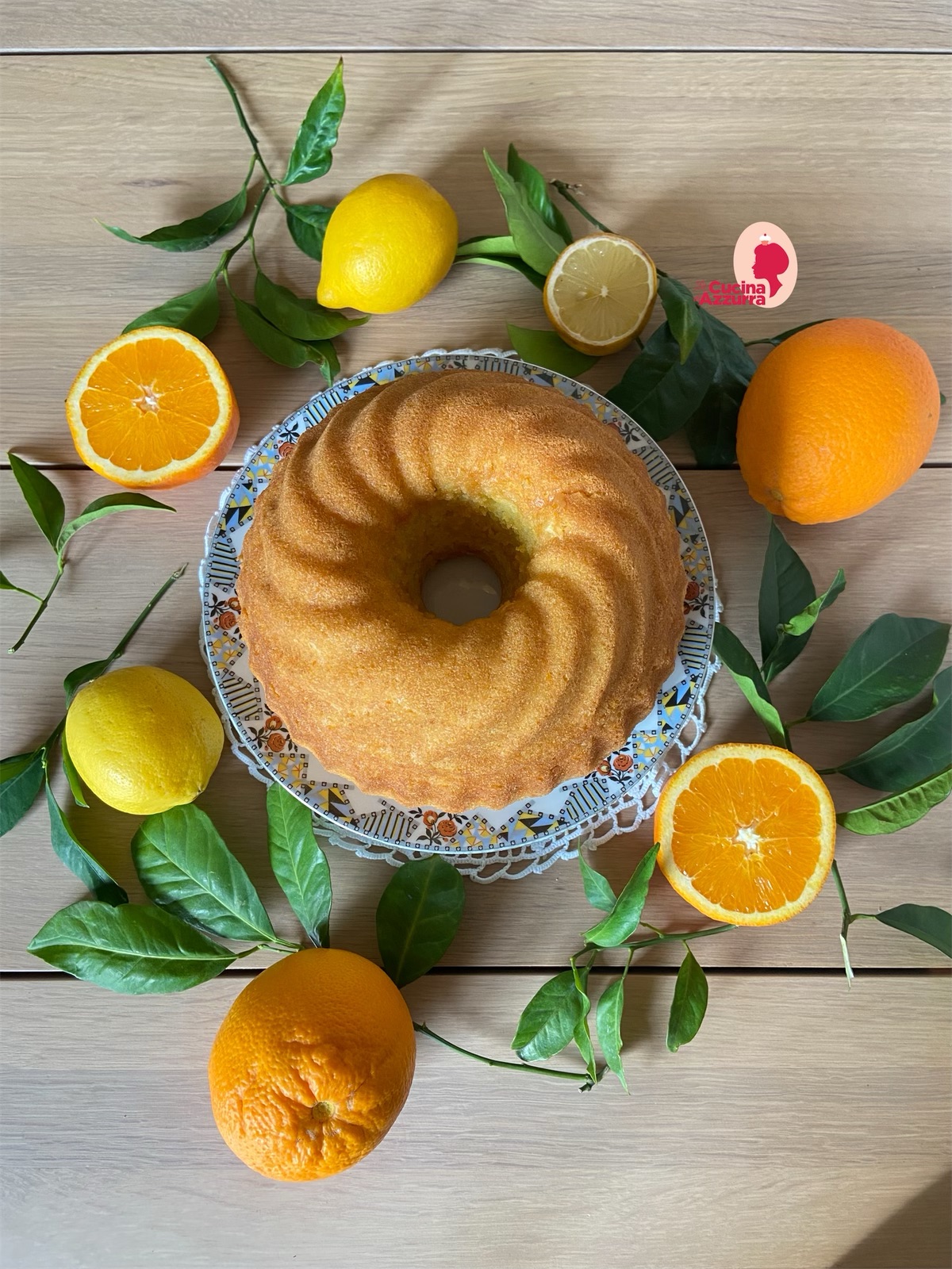 Torta semplice all’arancia con o senza cioccolato