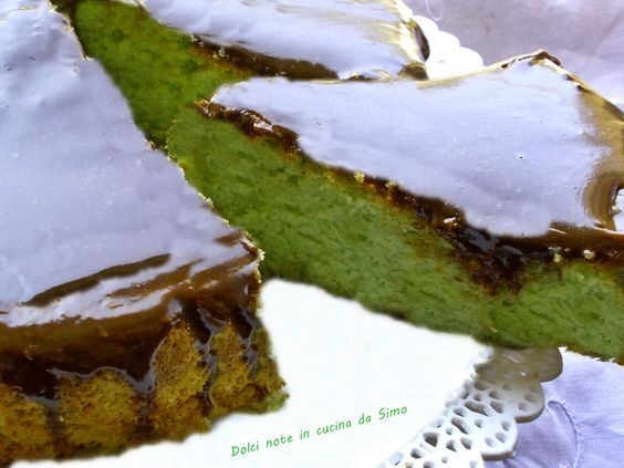 Torta soffice alla menta e cioccolato
