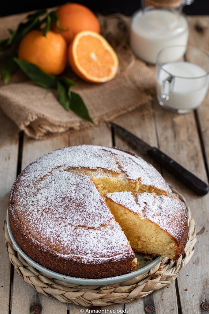 Torta soffice all’arancia senza burro