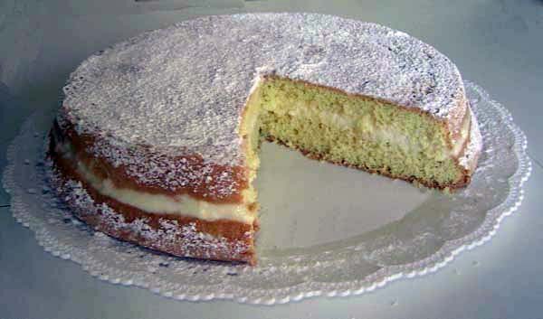Torta vegan al limone