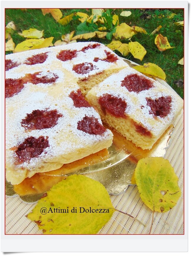 Torta veloce alla confettura di fragole