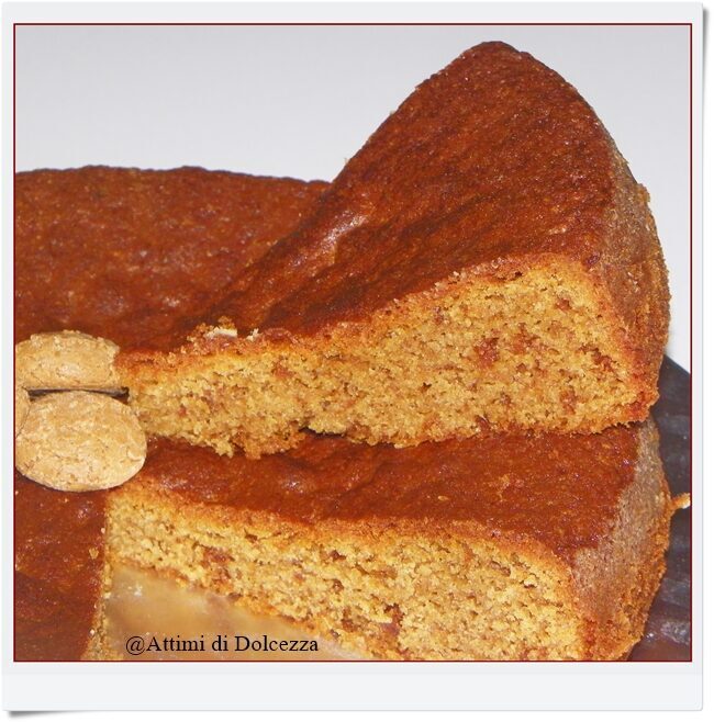 Torta virginia con cioccolato e amaretti