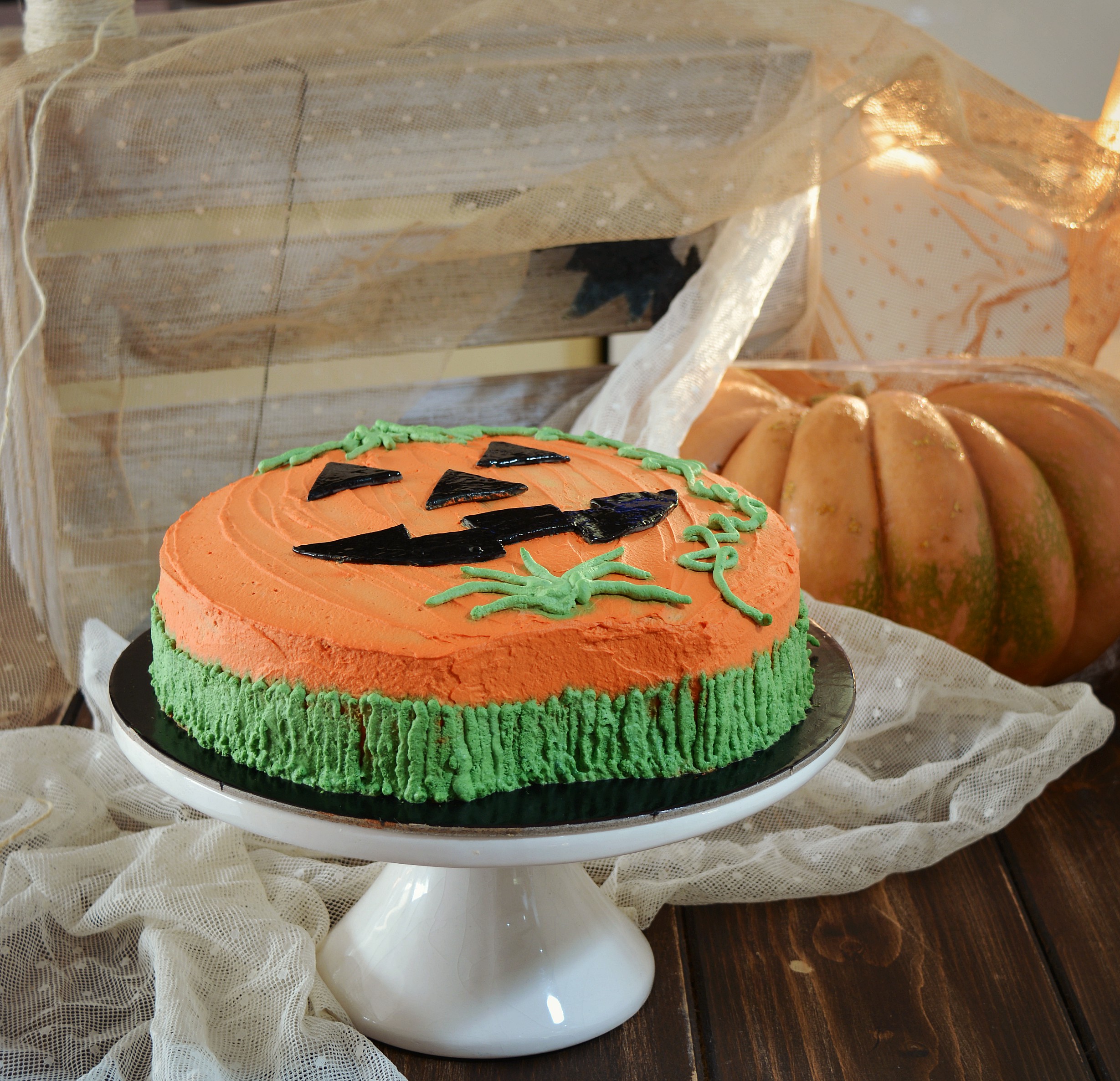 Torta zucca di halloween