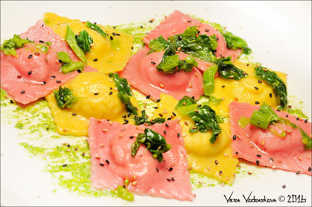 Tortelli bicolore