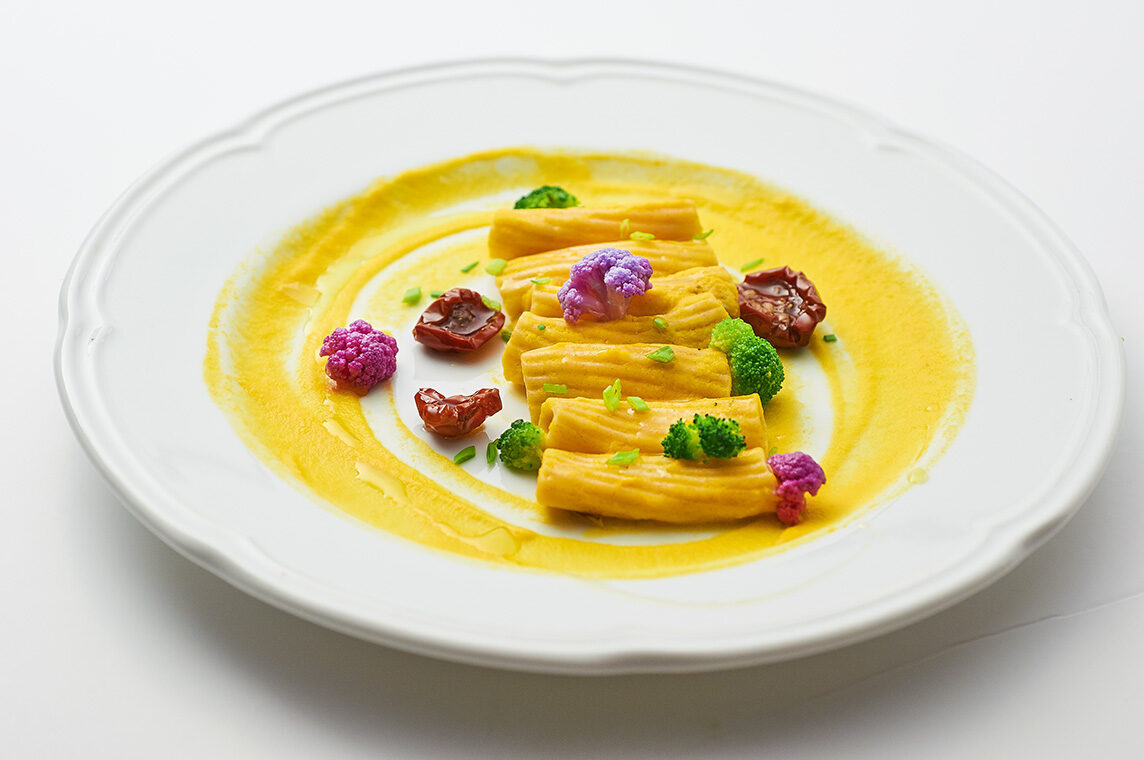 tortiglioni con carote, broccoli e cavolfiore… allegria!