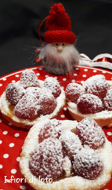 Tortini ai lamponi senza lattosio