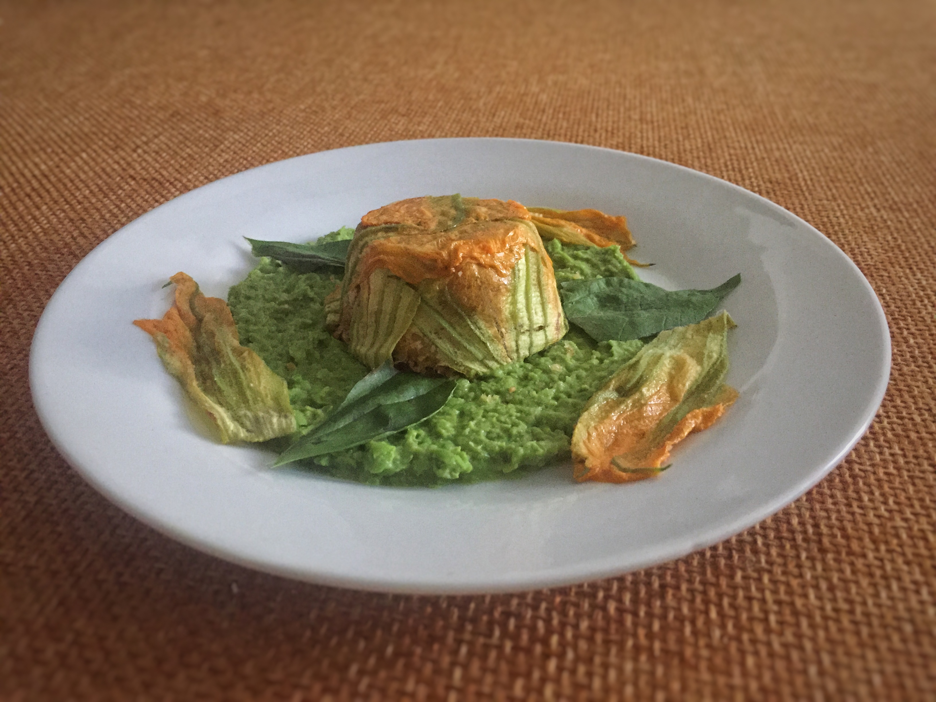 Tortini di fiori di zucchina