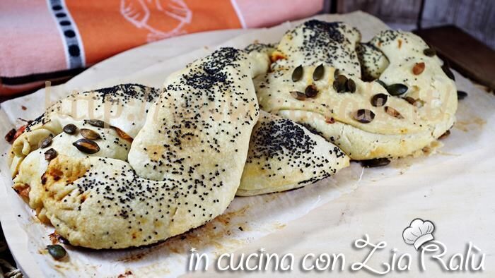 Treccia salata ai tre ripieni