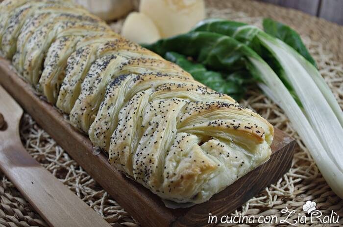 Treccia salata bieta caciocavallo
