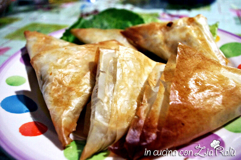 Triangoli sfogliati alla feta … geometrie culinarie