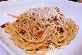 Un bel piatto di spaghetti alla carbonara…