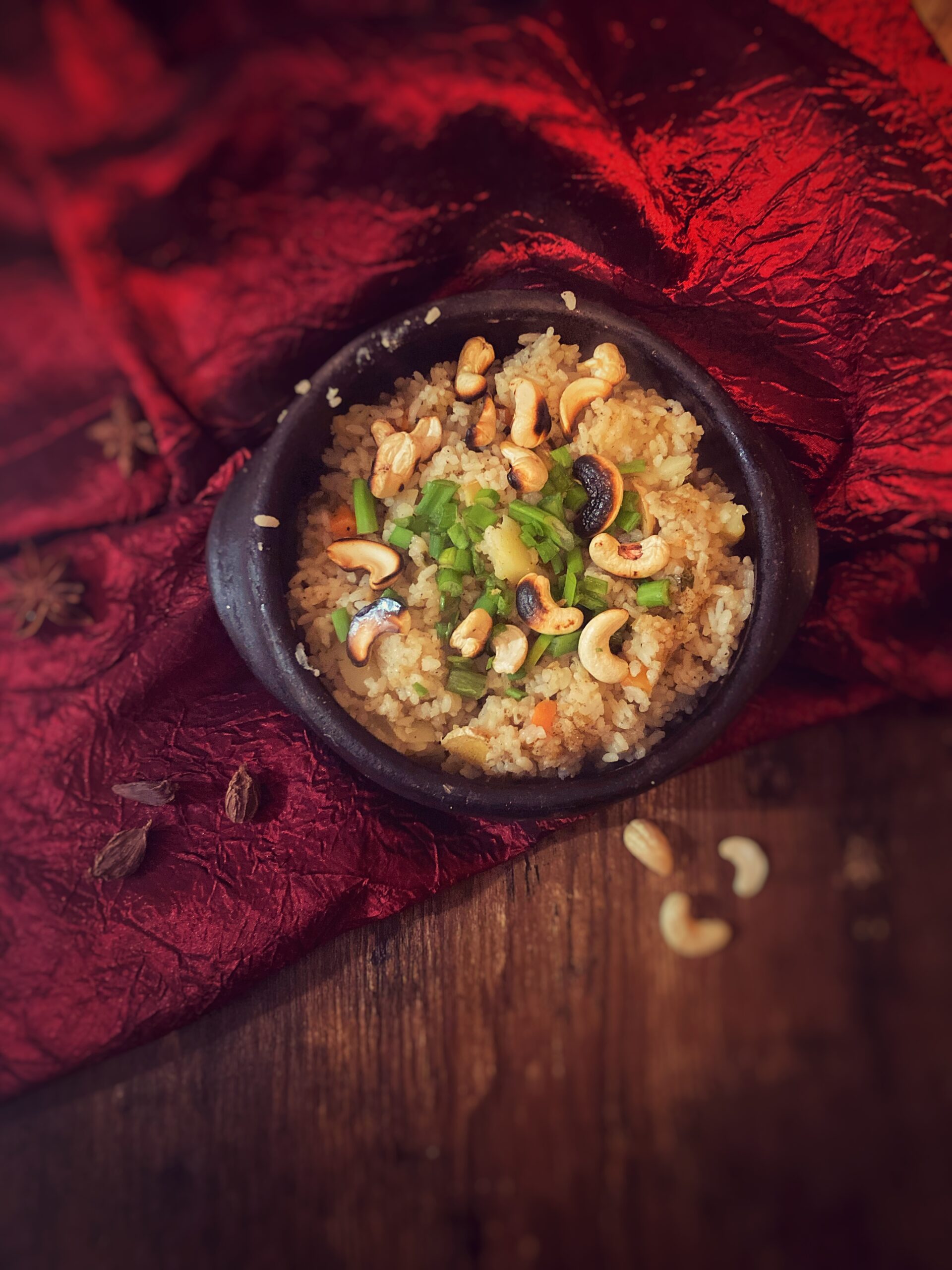 Veg pulao (riso pilaf con verdure)