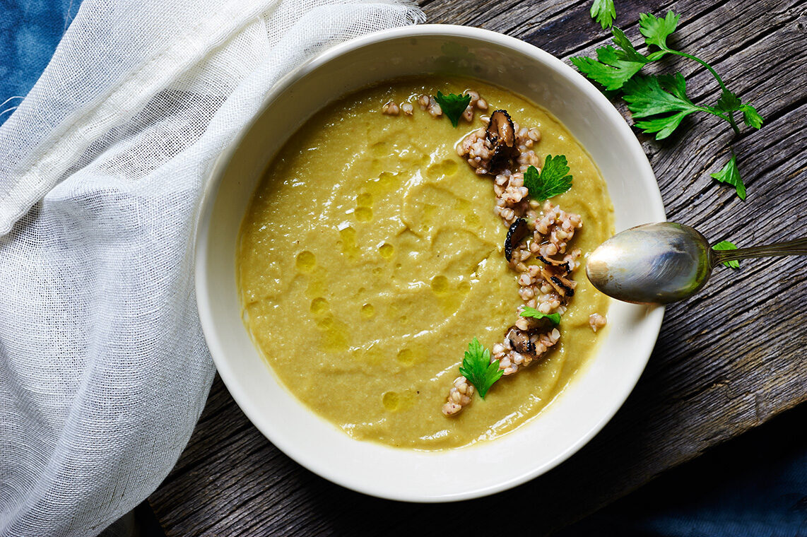 Vellutata di carciofi al tartufo
