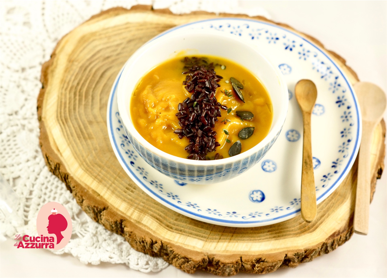 VELLUTATA DI ZUCCA E RISO NERO…