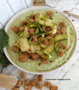 Vellutata fredda di zucchine