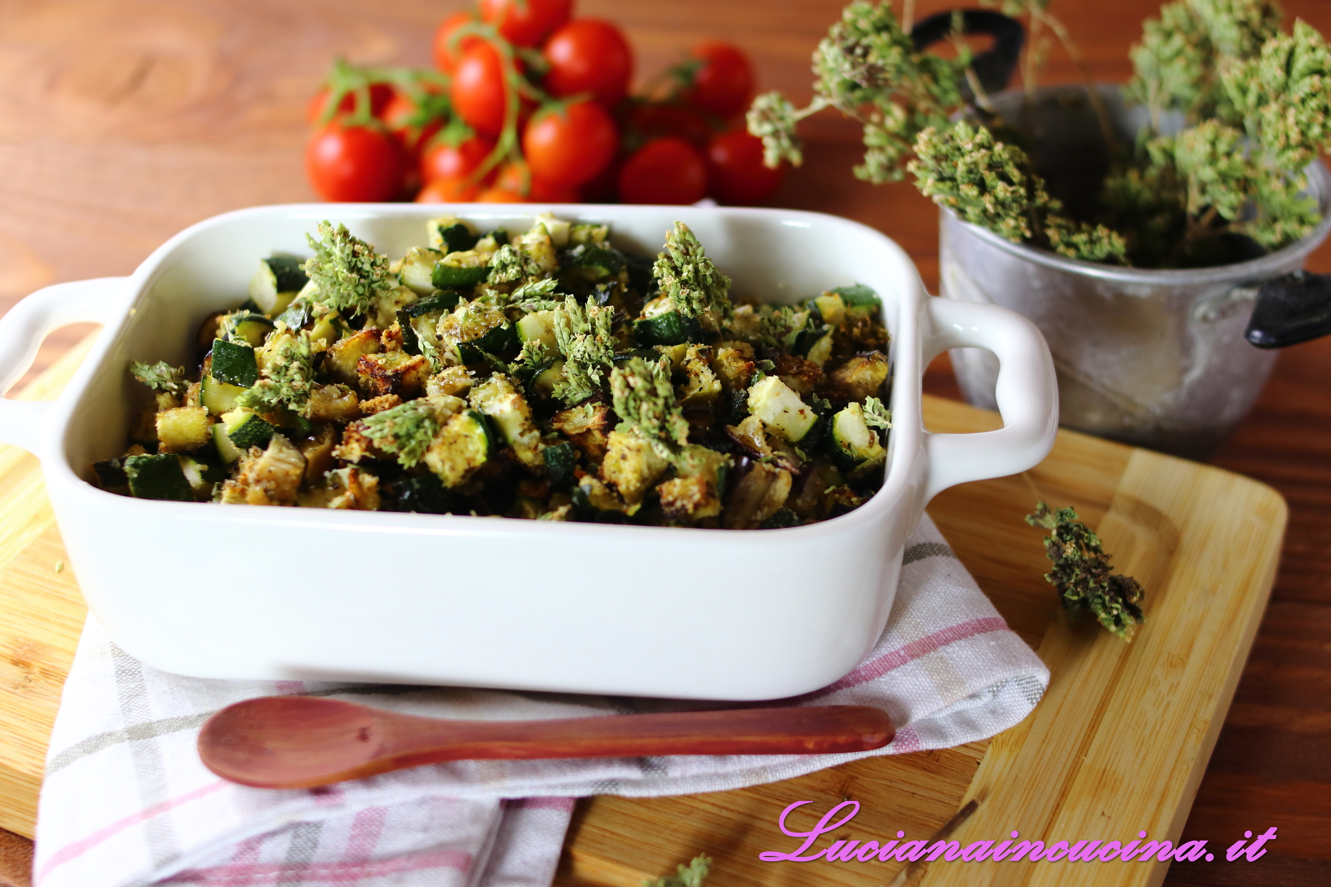 Verdure al forno gratinate