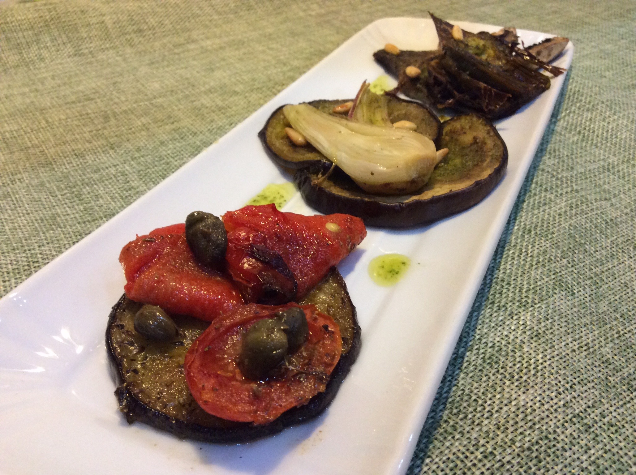 Verdure saporite al forno