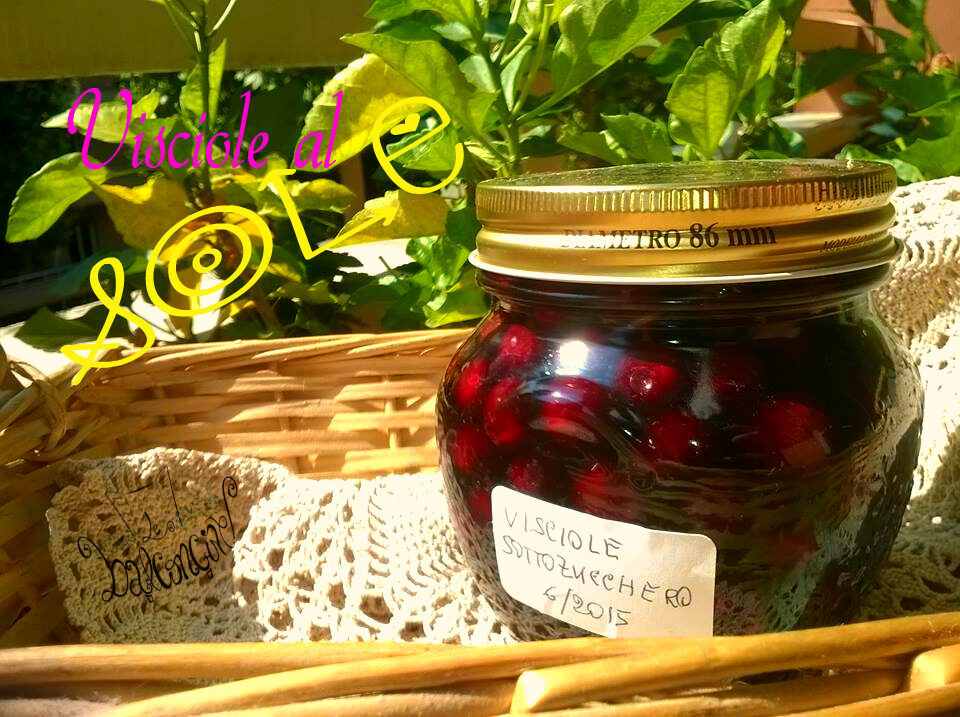 Visciole cotte al sole