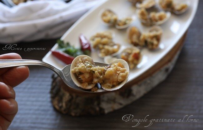 Vongole gratinate al forno
