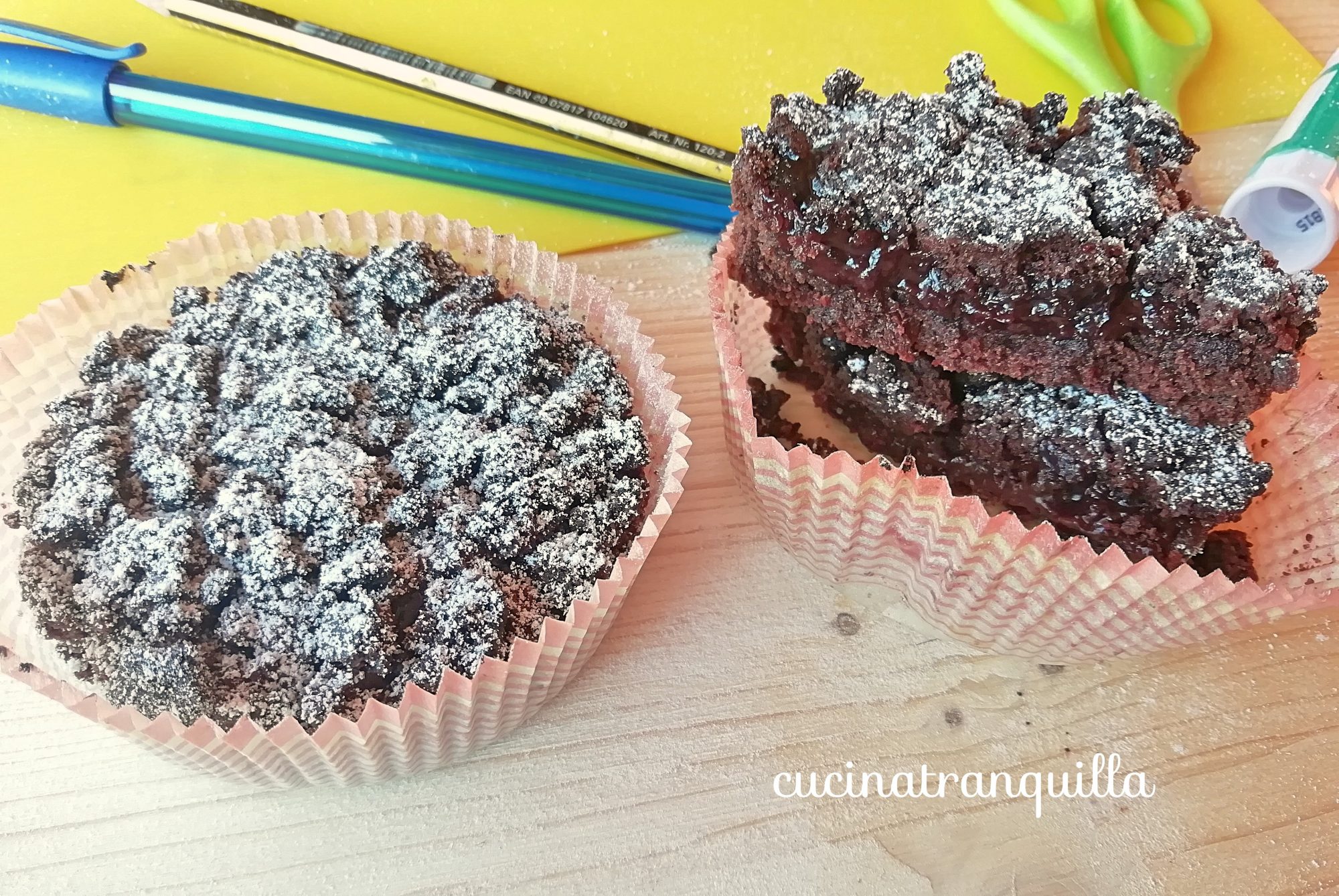 W la scuola : crostatine alla ciliegia