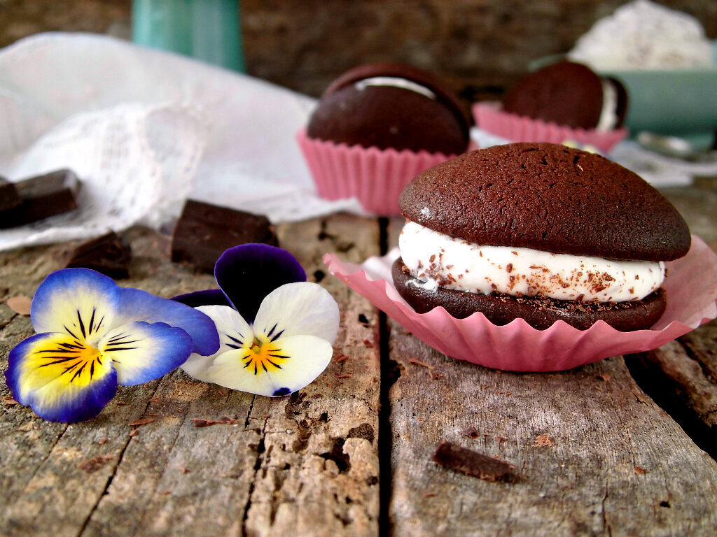 Whoopies alla stracciatella