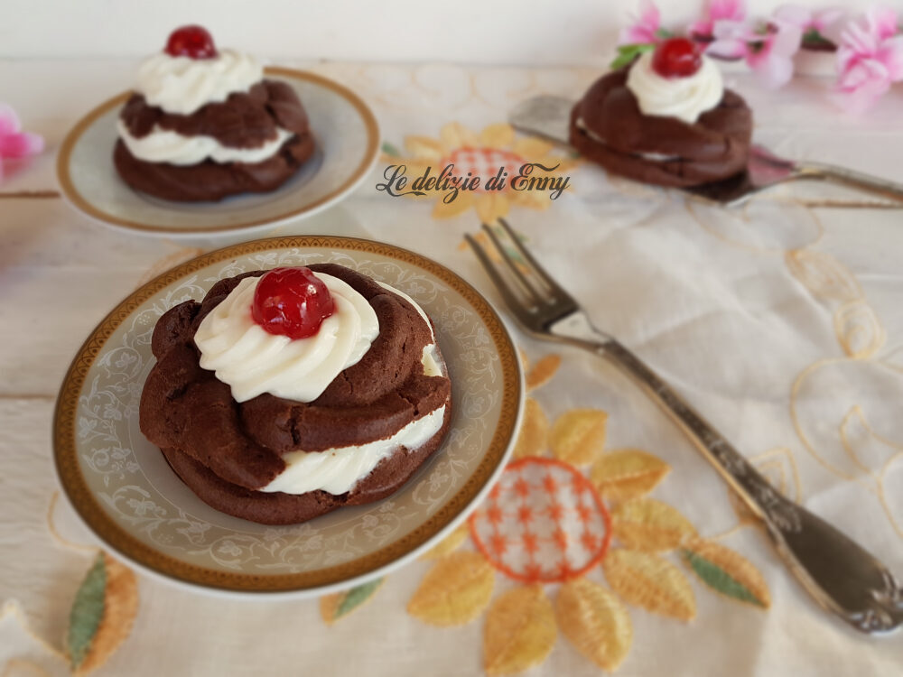 Zeppole di san giuseppe al cacao