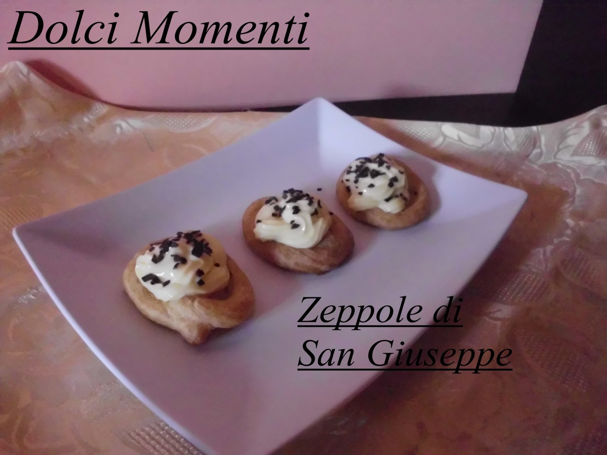 Zeppole di san giuseppe al forno