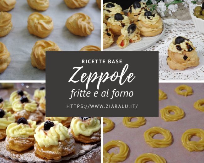 Zeppole fritte e al forno – ricetta base