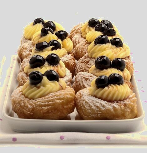 Zeppole tradizionali al forno vegan