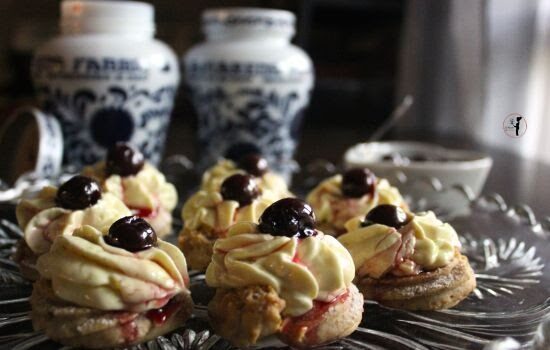 Zeppole vegan cotte in friggitrice ad aria per la festa del papà con amarene fabbri 1905