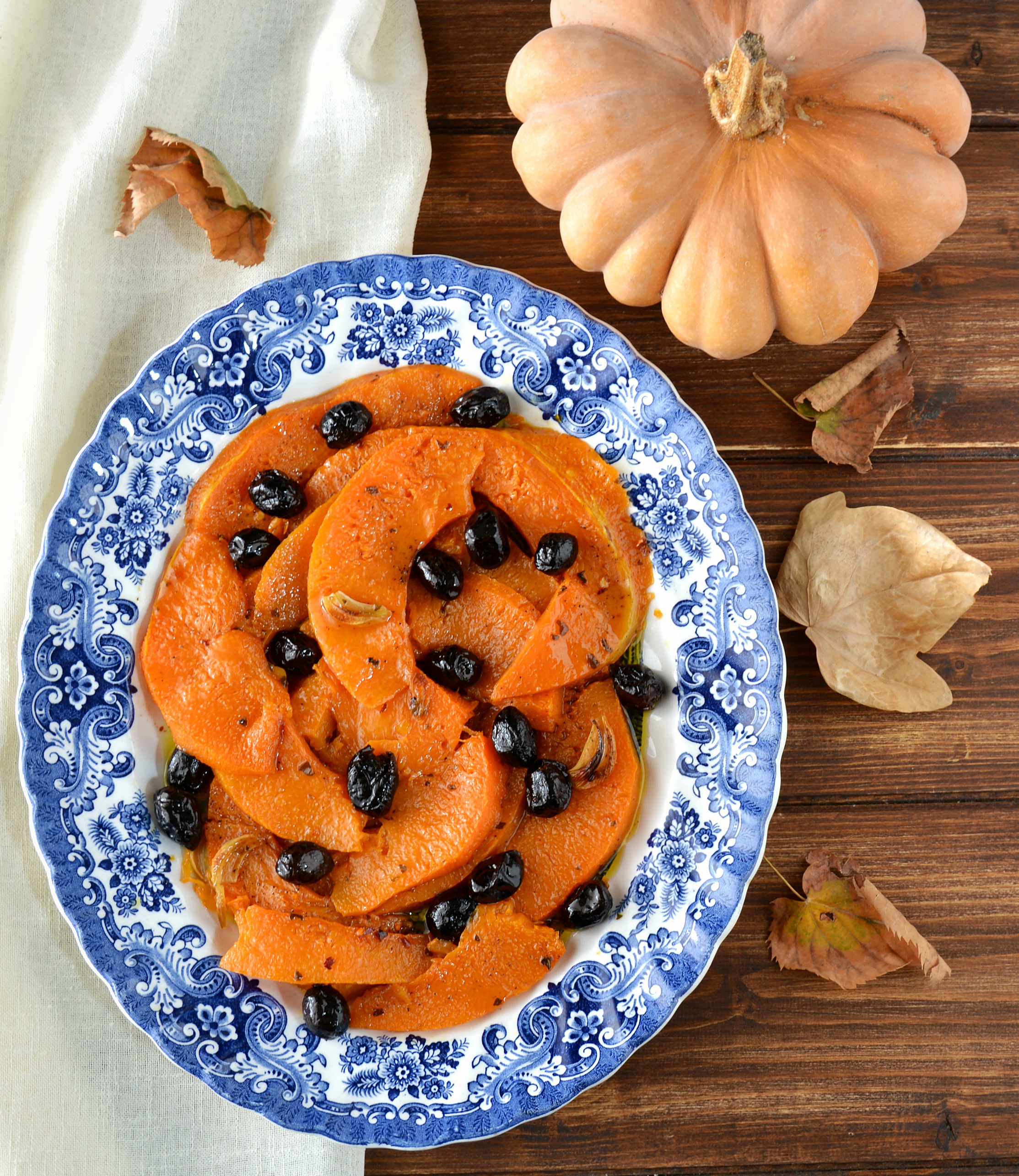 Zucca al forno in agrodolce