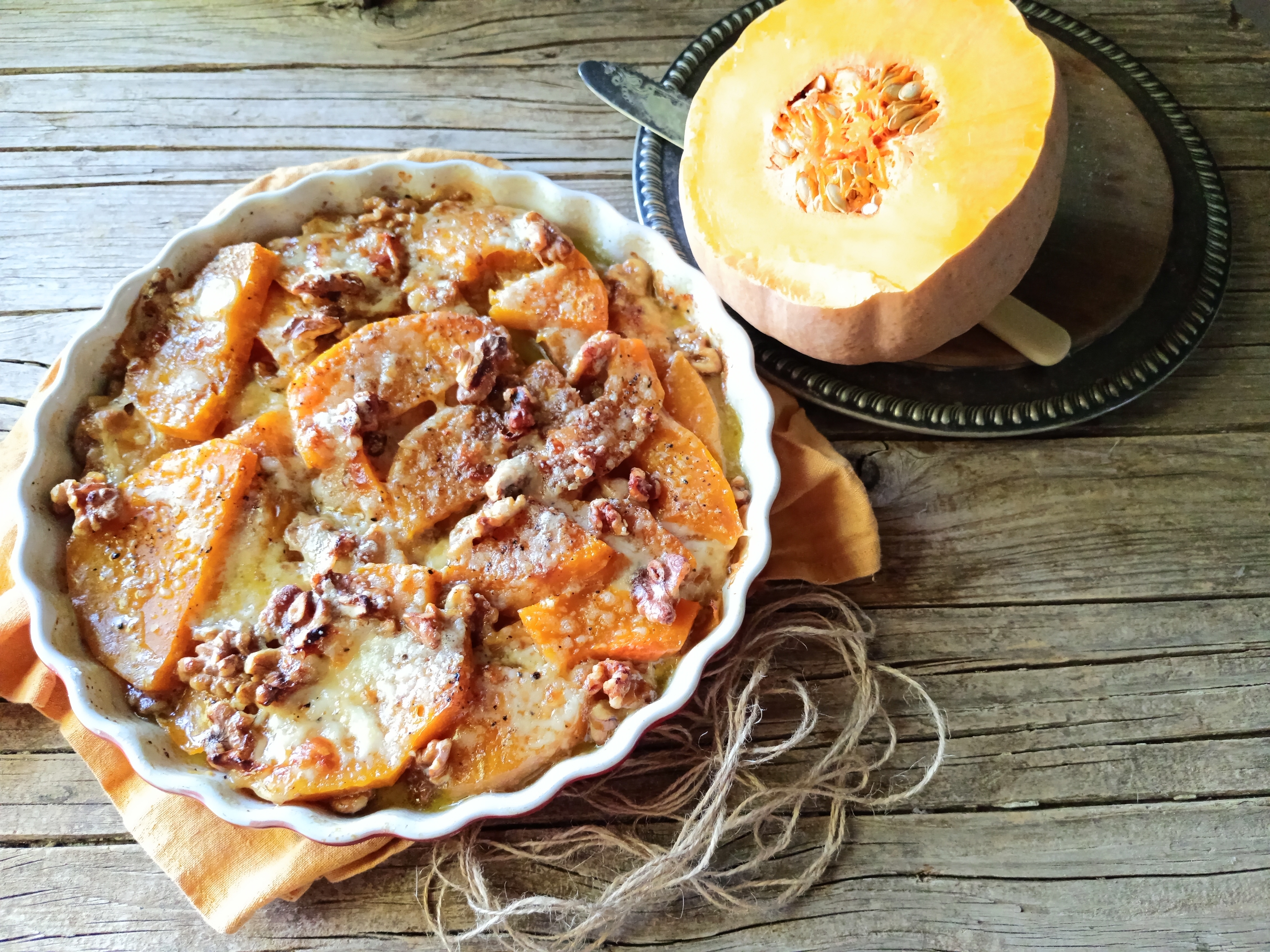 Zucca butternut in forno