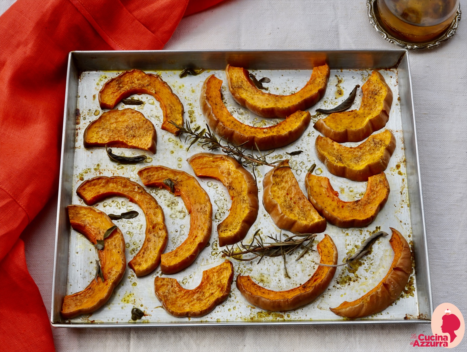 Zucca in forno col mio sale aromatizzato: benvenuto autunno!