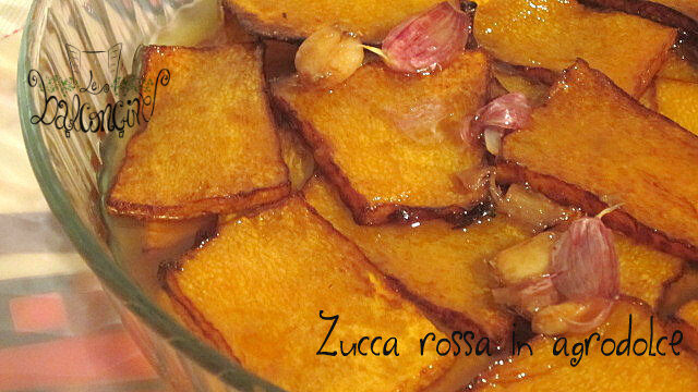 Zucca rossa in agrodolce