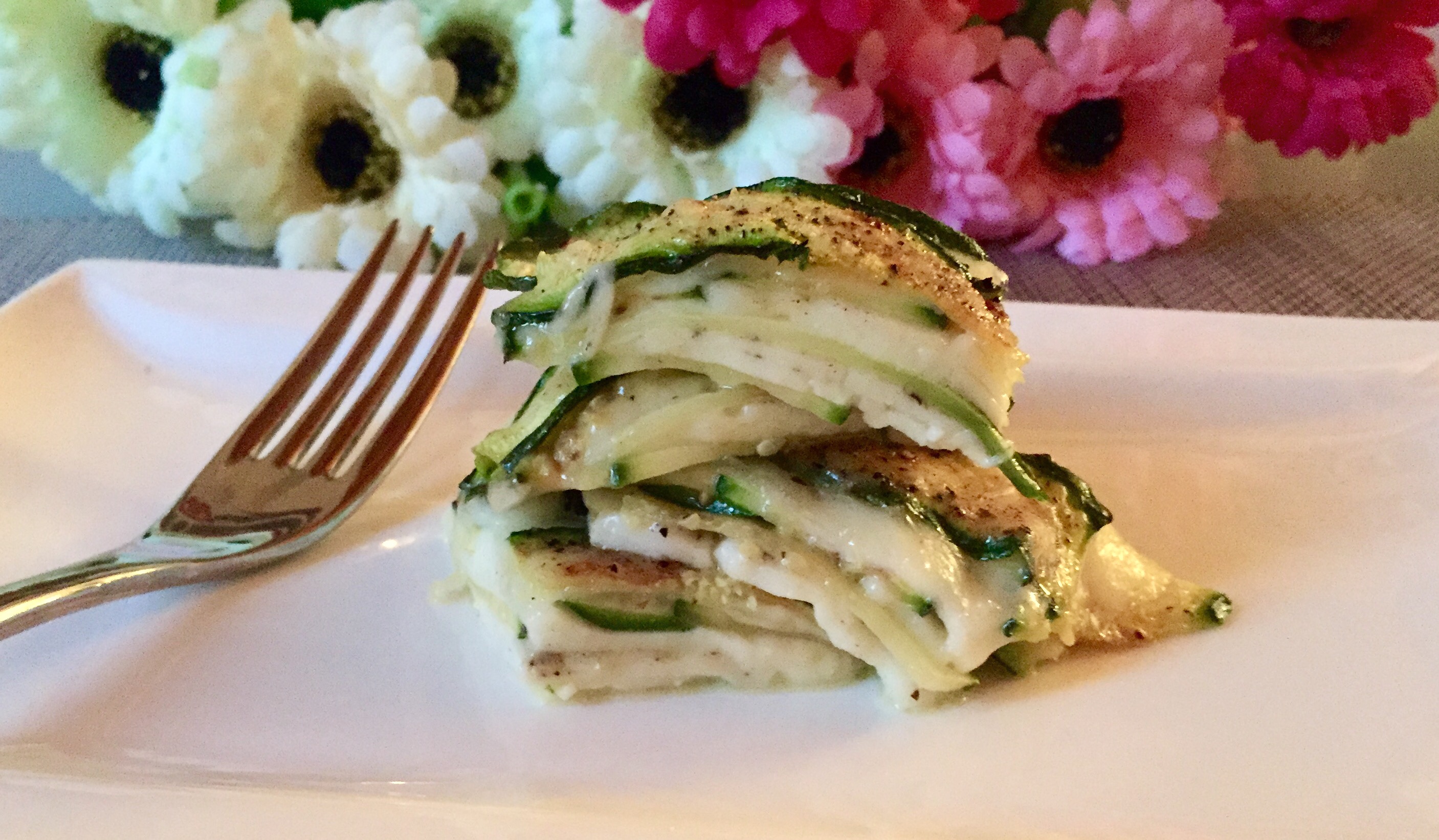 Zucchine in parmigiana bianca