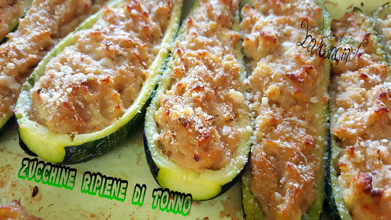 Zucchine ripiene al tonno
