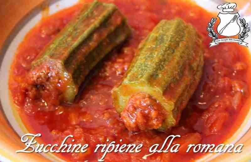 Zucchine ripiene alla romana