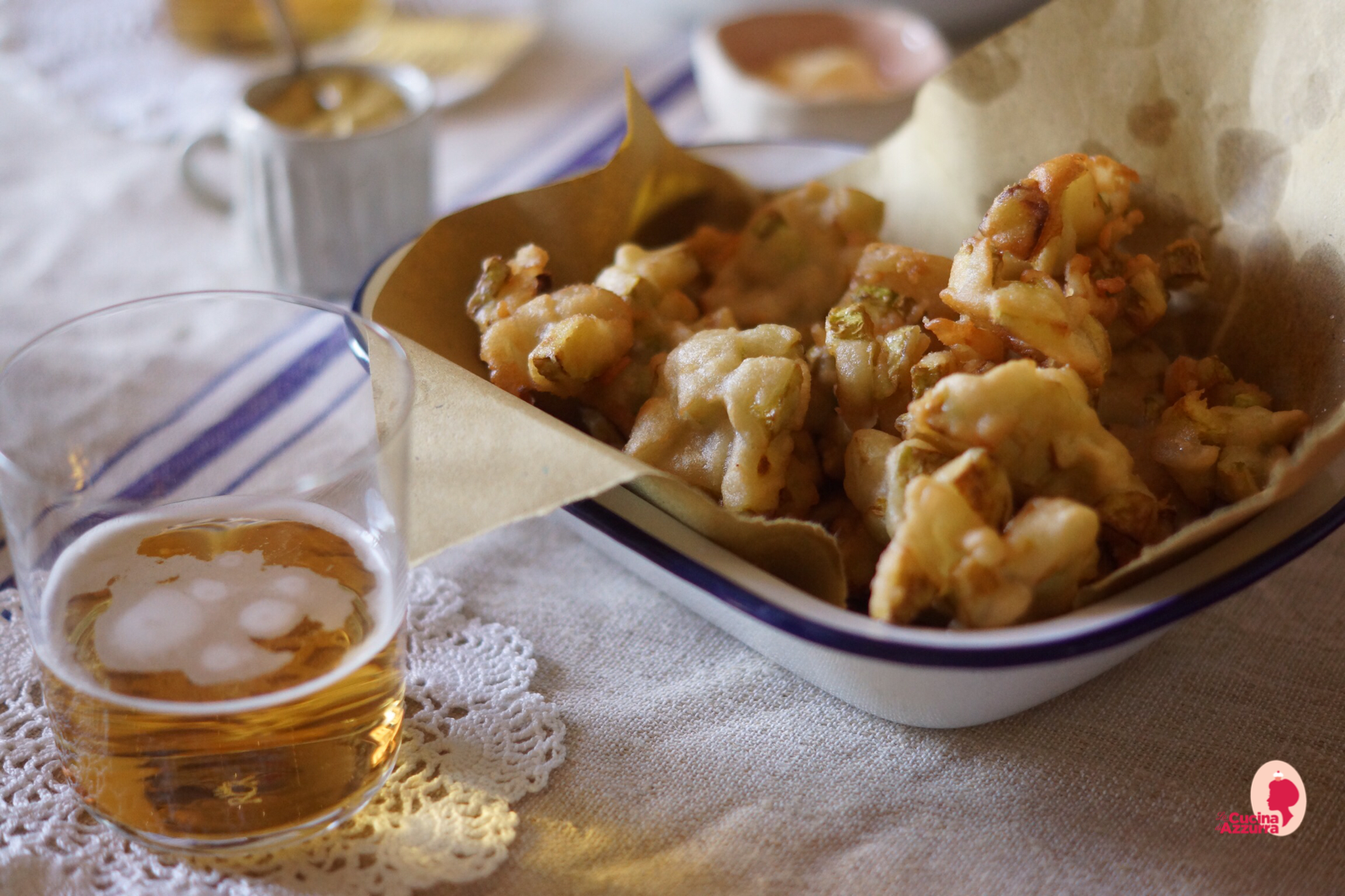 Zucchine trombetta fritte in una domenica di agosto….